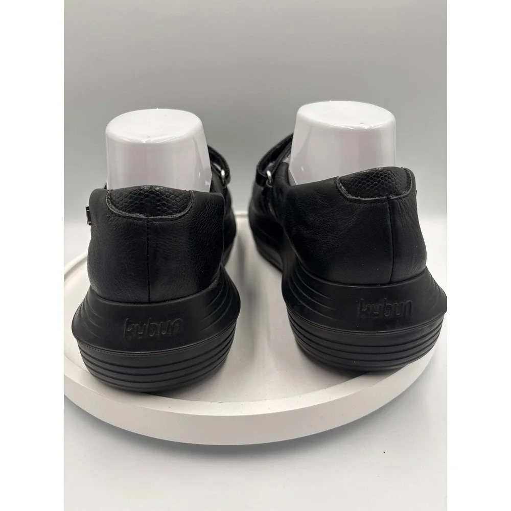 Kybun Luzern 17 W Mary Jane Size 9 Black Gorpcore Orthopedic Swiss Air-Cushion